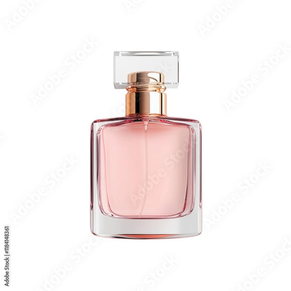 Obraz Elegant pink perfume bottle with a sleek design
