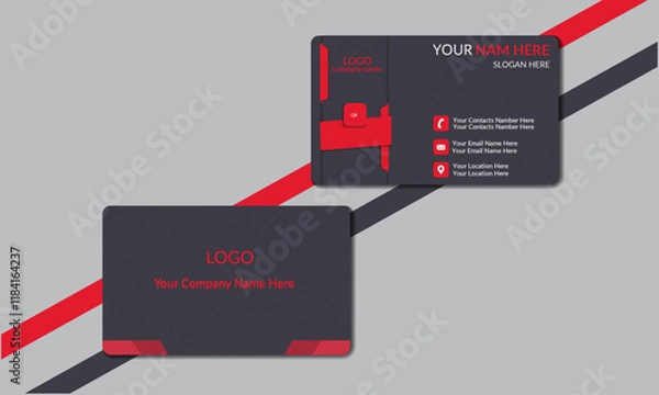 Obraz Creative and Clean Business Card Templat