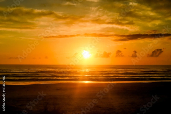 Obraz sunset over the sea