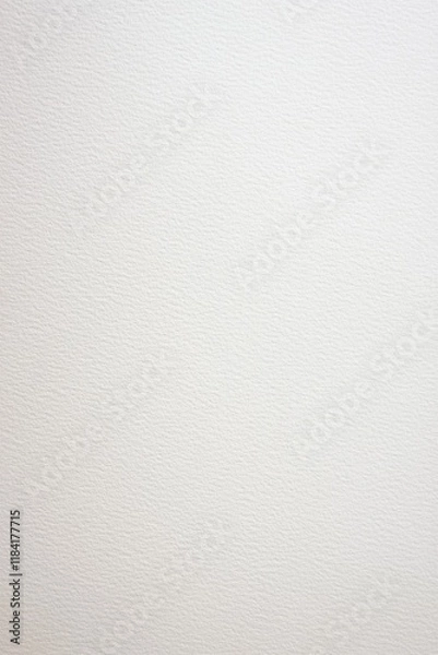Fototapeta High resolution plain white watercolor paper with a soft light gray hue, showcasing high quality and intricate texture for artistic use and design