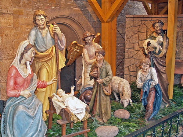 Obraz details of nativity scene