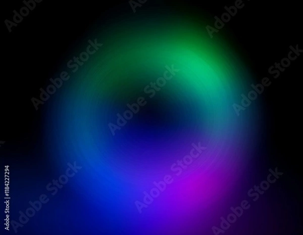 Fototapeta New gradient background, blurred color flow, grainy texture effect, futuristic banner design