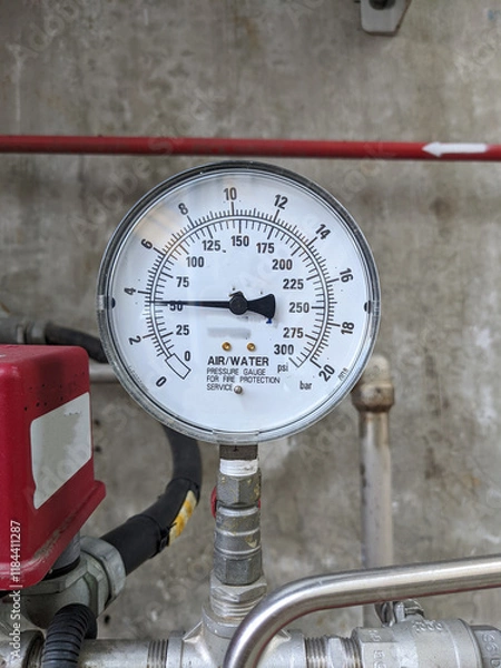 Obraz Pressure Gauge for Fire Protection
