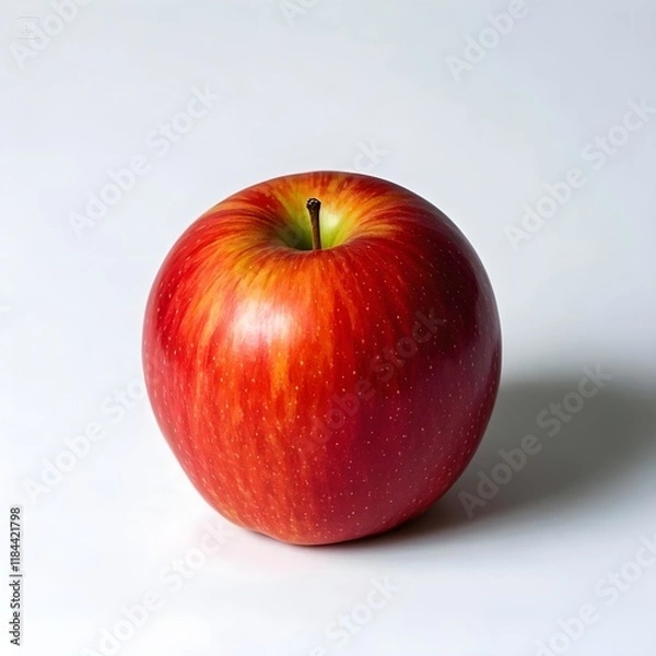 Obraz red apple on a white background