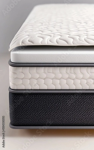 Obraz Luxury mattress layers close-up view