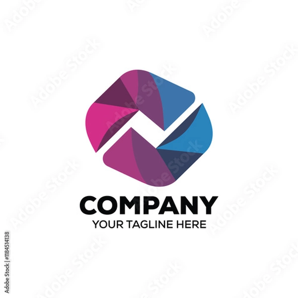 Obraz Company Logo Template Design.