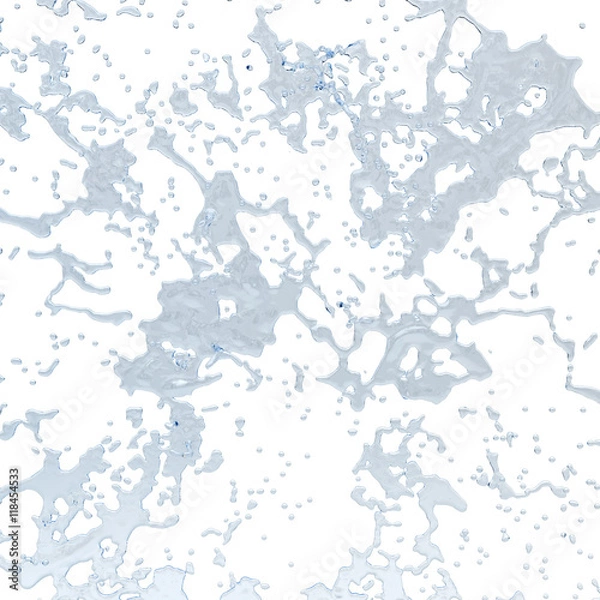 Obraz water splash Isolated 3d