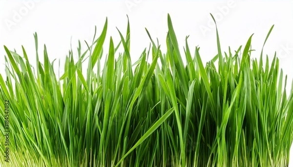 Obraz green grass isolated on white