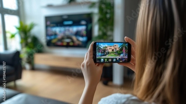 Obraz Engaging with a Mobile Learning Application at Home