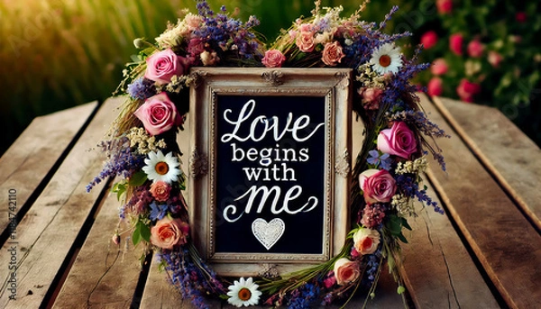 Obraz Love Begins with Me