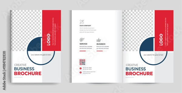 Obraz Catalog brochure design cover template layout fully editable