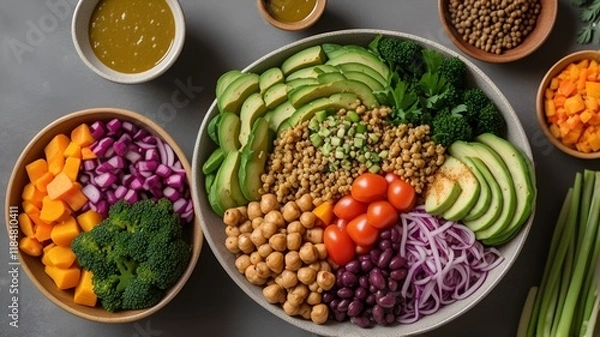 Obraz beans and vegetables