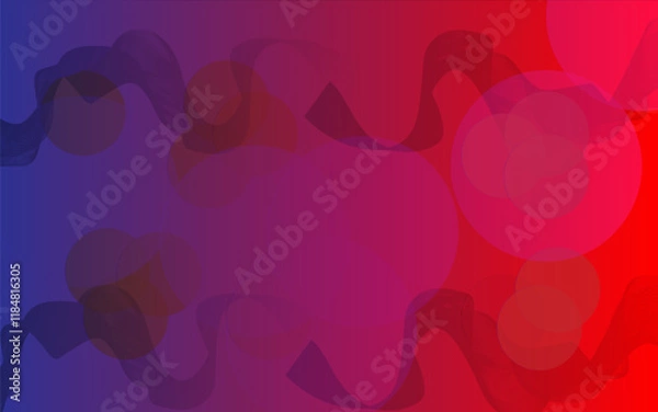 Fototapeta abstract read colorful futuristic lines background for websites social media