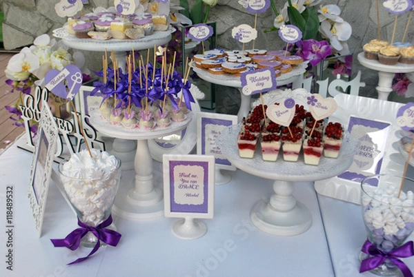 Obraz праздничный стол