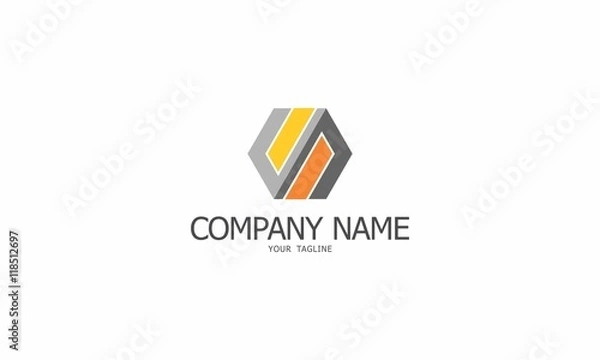 Fototapeta Typography logo by OriQ