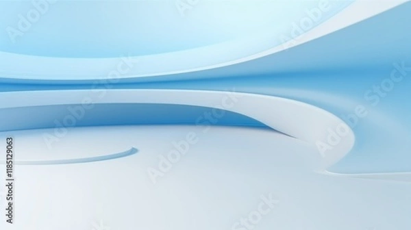 Fototapeta Abstract light blue background