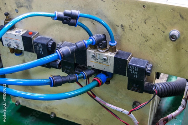 Obraz valve at the air.