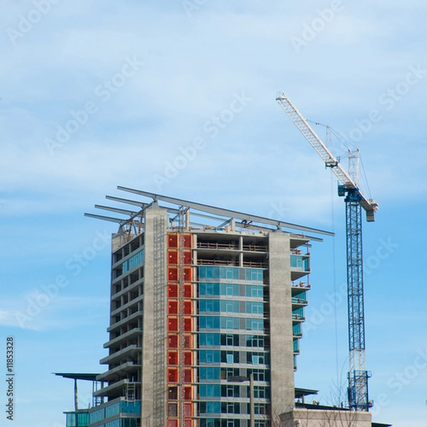 Obraz Downtown construction