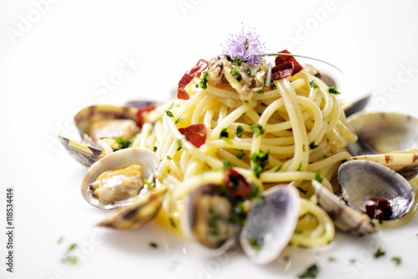 Obraz  Spaghetti con le vongole