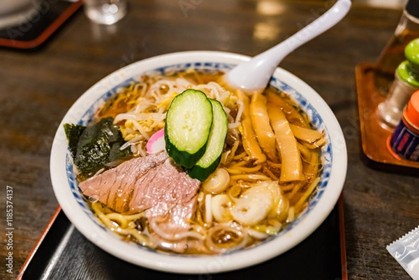 Obraz 山形名物の冷やしラーメン