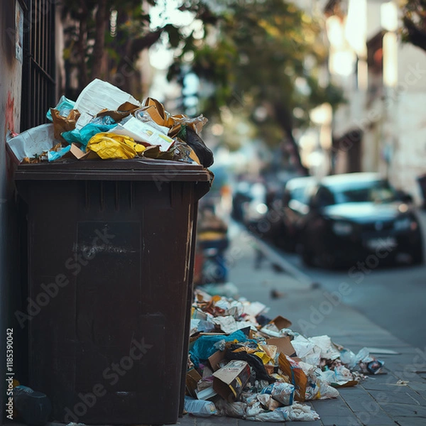 Obraz Urban Waste Overflow