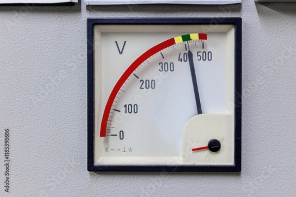 Fototapeta The device used to measure voltage is called a voltmeter.