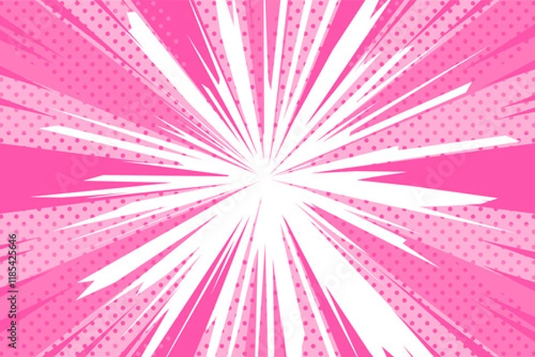 Obraz 新春用アメコミ風背景(横長)