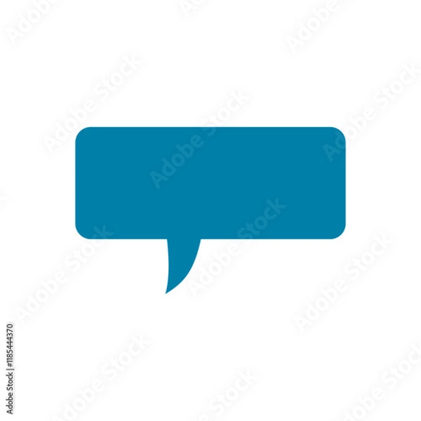 Fototapeta bubble speech element isolated