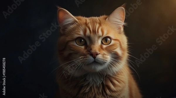 Fototapeta Image of cat Background Desktop 4K kitten 