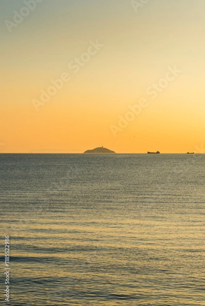 Obraz 아름다운 해질녘의 팔미도