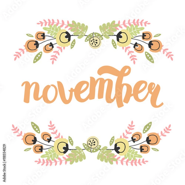 Obraz autum vector cards