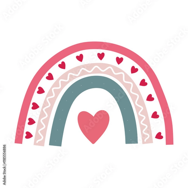 Obraz valentine card with heart