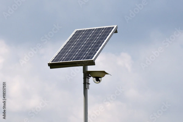 Obraz Solar Powered  Surveillance Camera