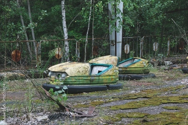 Obraz amusement park in Prypyat