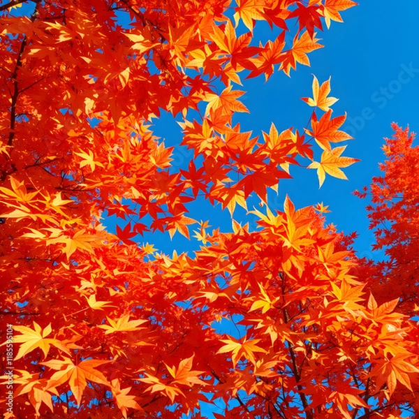 Obraz red and yellow flowers