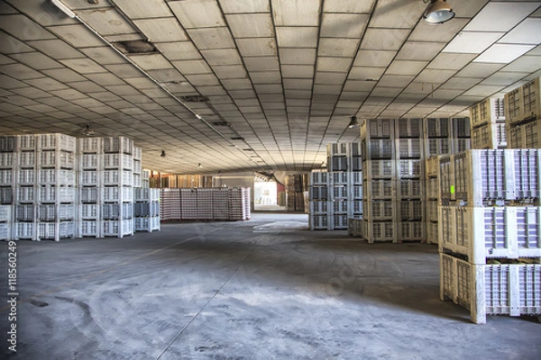 Obraz Almacén con cajas