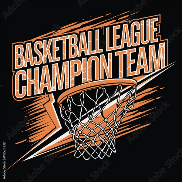 Fototapeta Basketball t-shirt design.