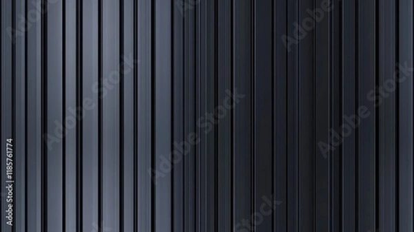 Fototapeta Seamless Metallic Black Texture of a Steel Sheet for Industrial and Modern Design Applications