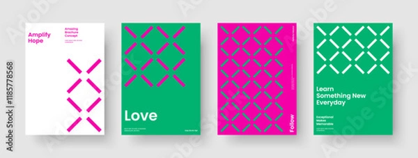 Fototapeta Creative Banner Design. Isolated Business Presentation Template. Abstract Flyer Layout. Background. Brochure. Poster. Report. Book Cover. Journal. Newsletter. Handbill. Pamphlet. Leaflet. Portfolio
