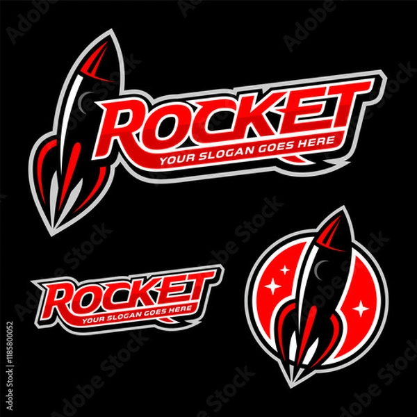 Obraz Sports Rocket Logo Stock Vector