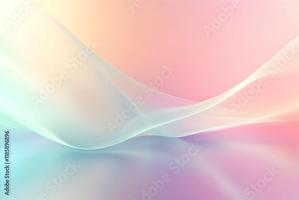 Fototapeta Pastel Gradient Flows Seamlessly: Abstract Background