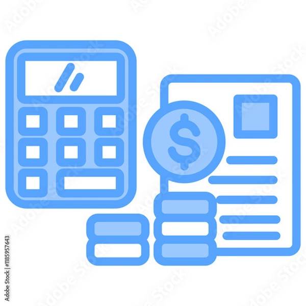 Fototapeta Budget Icon