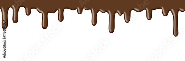 Obraz chocolate dripping