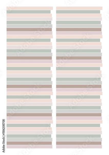 Obraz Colorful a4 size Unique Notes Template Paper