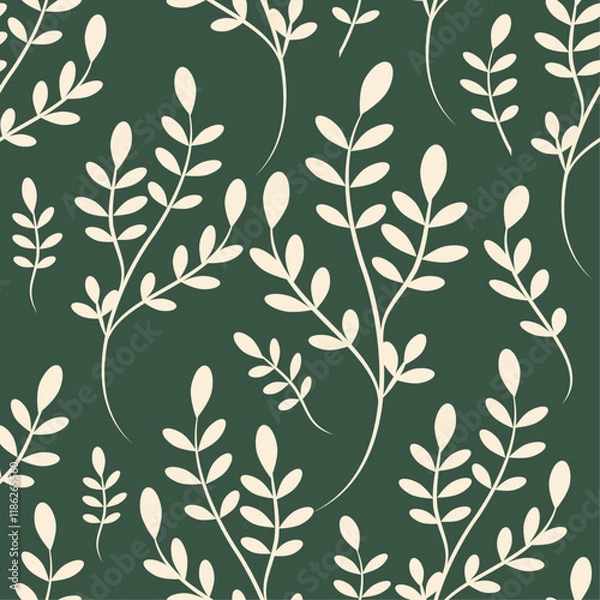 Obraz vector seamless pattern with plants