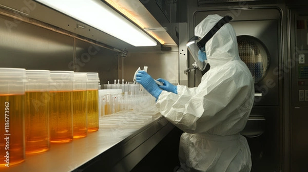 Obraz Generative AI, Biolaboratory