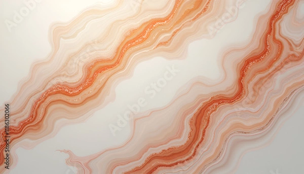 Fototapeta Peach Agate Texture, Marble Background - Abstract textures