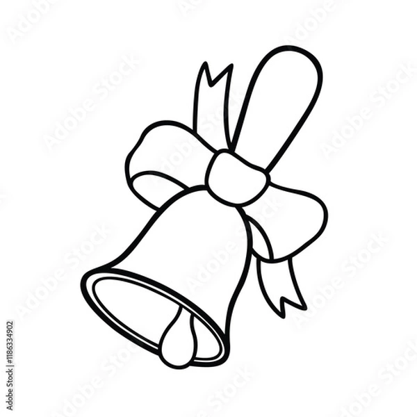 Obraz school bell with bow