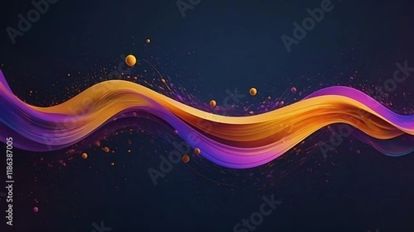 Obraz A Futuristic Abstract Symphony