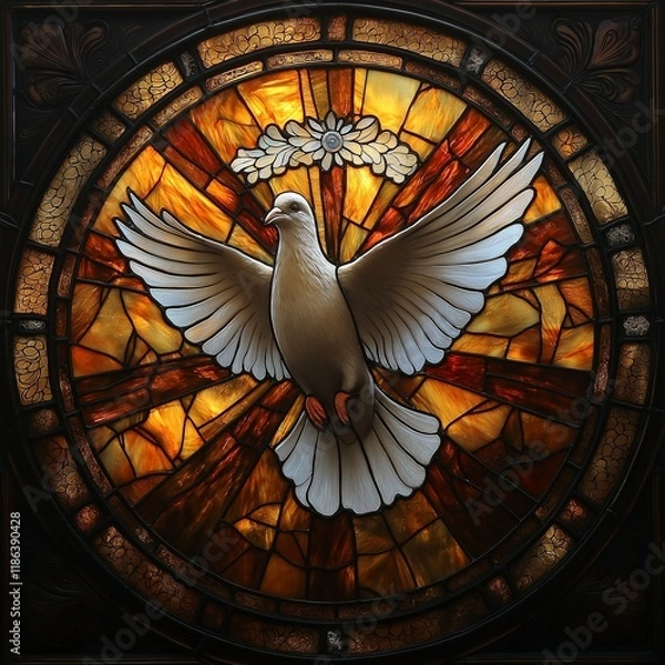 Fototapeta stained glass window